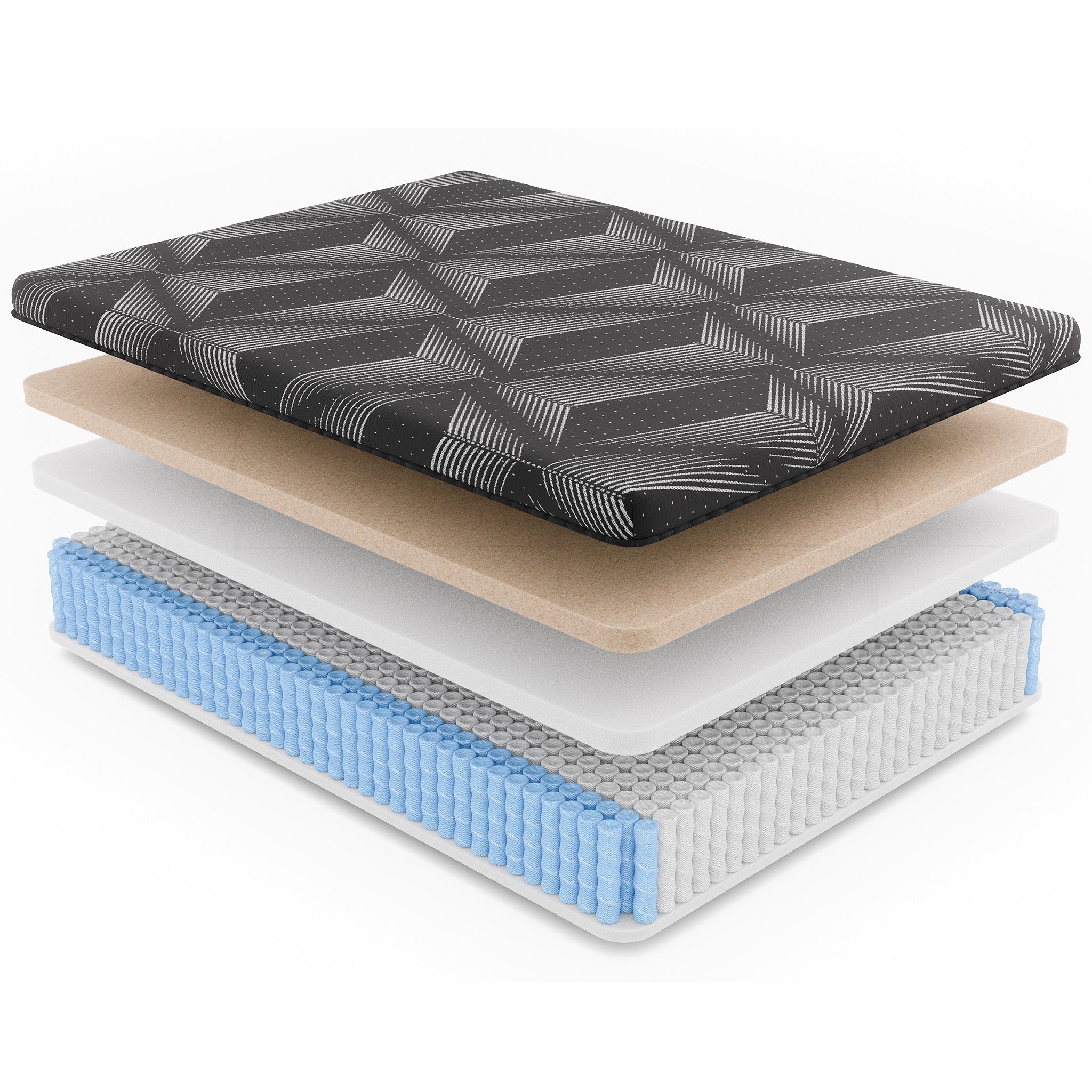 Diamond Matrix Copper Cooling Hybrid Waterfall-Top Cal King Mattress