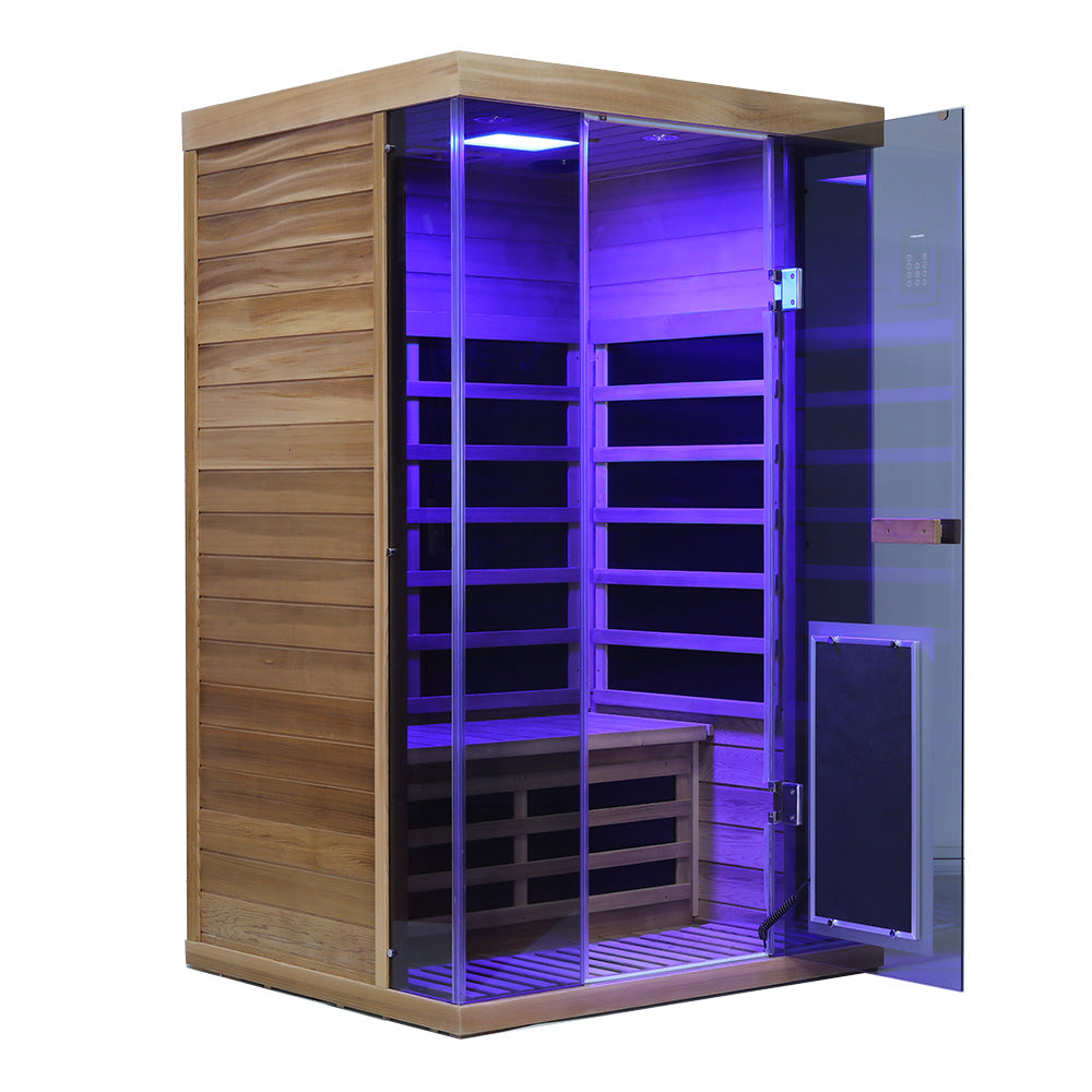 SR02 2 Person Red Cedar Far Infrared Sauna